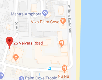 Palm Cove accommodation location